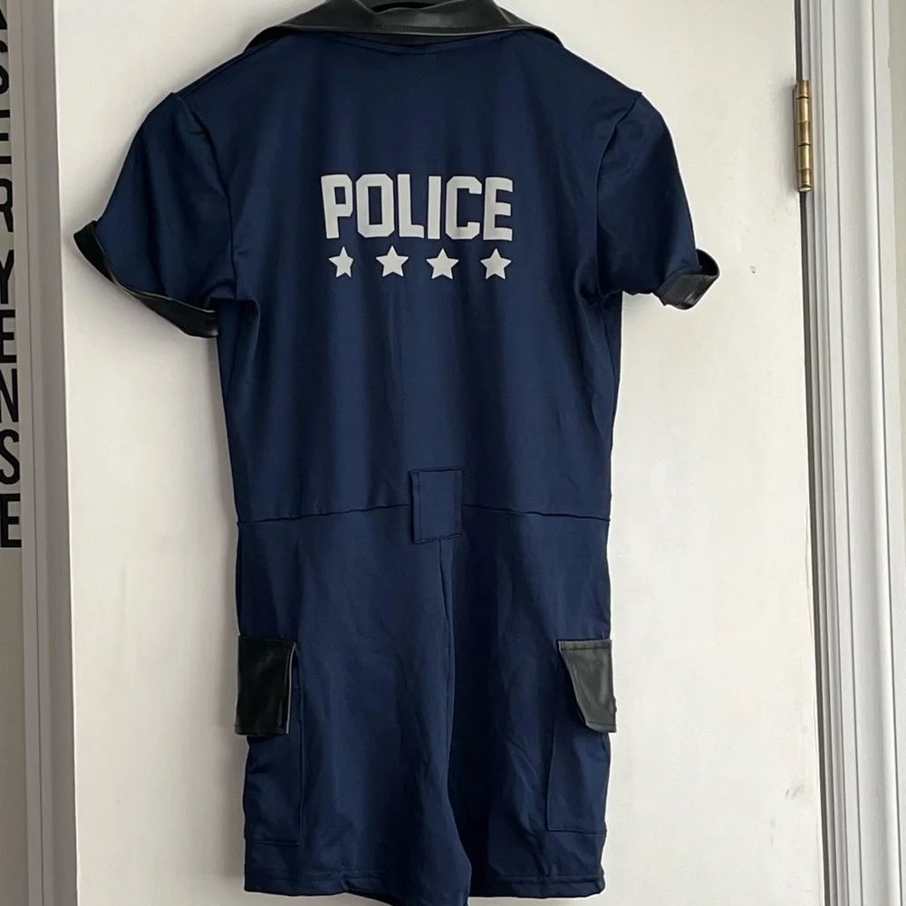 Spirit Navy Blue Police Costume Set - Picture 5 of 14